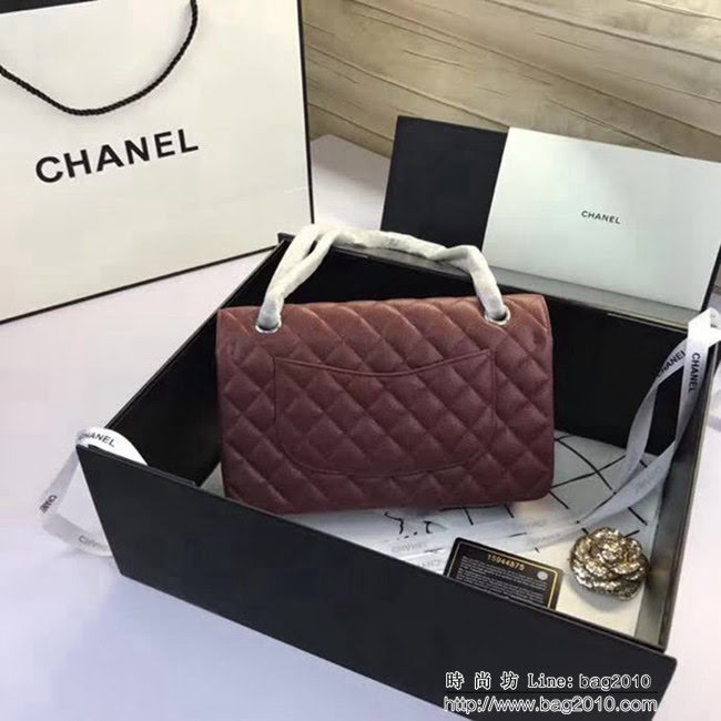 香奈兒CHANEL 升級版A1112全新經典小羊皮金銀鏈條單肩斜挎包 DSC1749